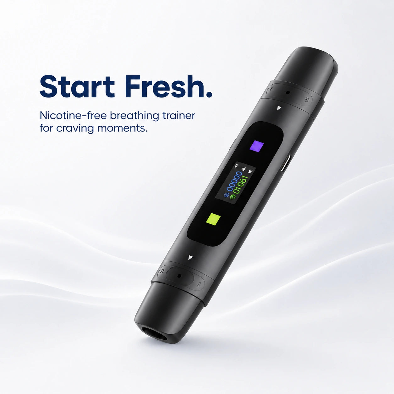 Joy Pro nicotine-free breathing trainer for craving moments