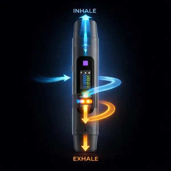 nicotine-free breath trainer guided breathing
